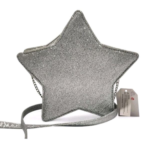 Claire's New Patriotic American Flag Red White Blue Star Purse Crossbody Bag - Picture 9 of 10